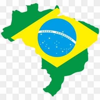 Flag Of Brazil Flag Of The United States Clip Art - Brazil Flag - Png Download