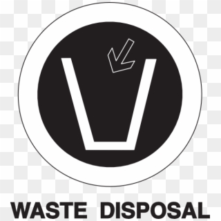 Trash Can Clipart Proper Disposal Garbage - Circle - Png Download