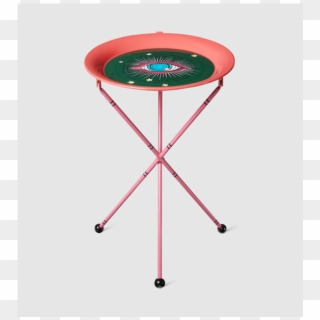Star Eye Print Metal Folding Table Aed - Folding Table Clipart
