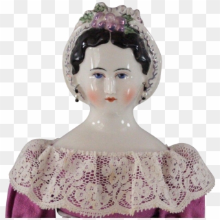 Grape Lady China Head Doll By Emma Clear Scarce Model - Figurine Clipart