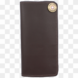 "the Traveler" Checkbook Wallet - Leather Clipart