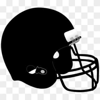 Black And White Football Helmet Clipart