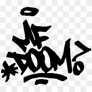 Mf Doom - Mf Doom Name Logo Clipart
