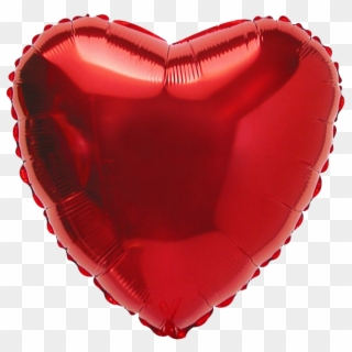 Red Heart Foil Balloons Clipart