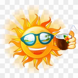Summer Health Sun,sunglasses Free Download Image Clipart - Imagenes De Bienvenido Verano - Png Download