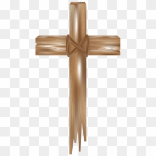 Get The Mindset - Cross Made Out Of Wood Clipart