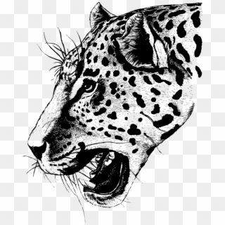 Source - Pluspng - Com - Report - Leopard Print Tattoo - Face Black Leopard Png Clipart