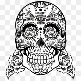Loyalty Integrity Devotion - Skulls To Color Clipart