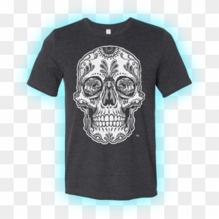 Sugar Skull Bella Shirt Preview - Skull Clipart