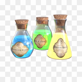 Magic Potion Bottles Cork Png Image - Medieval Potions Clipart