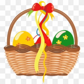 Easter Pictures, Coloring Easter Eggs, Easter Baskets, - Hamper Clip Arts Png Transparent Png