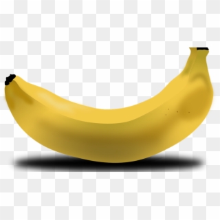 Bananas Transparent One - One Banana Clipart