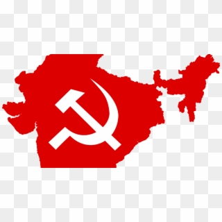 In Defense Of Communism - Map Of India Clipart