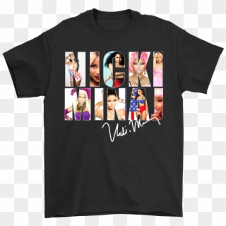 Nicki Minaj Singer As Seen Through Name Signature Shirts - Best Friend For Life Shirt Clipart