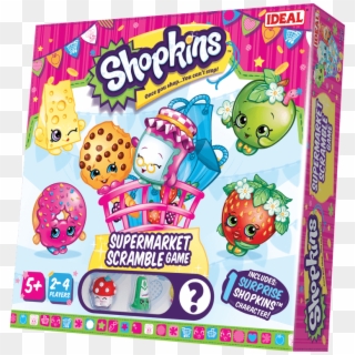 Shopkins Supermarket Scramble - Shopkins Board Game Clipart