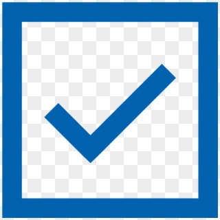 Computer Icons, Check Mark, Checkbox, Blue, Text Png - Icon Clipart
