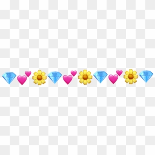 Flower Diamond Heart Emojis Freetoedit Png Diamond Clipart