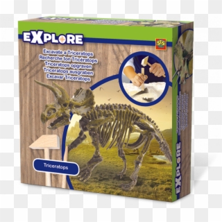 Explore Excavate A Triceratops - 8710341250287 Clipart