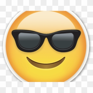 Smiley Face Emoji With No Background - 😎 Png Clipart