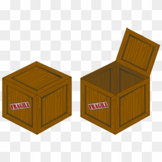 Wooden Box Crate Computer Icons Chest - Clip Art - Png Download