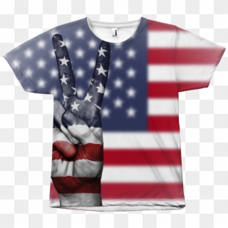 American Flag Shirt - United States Clipart