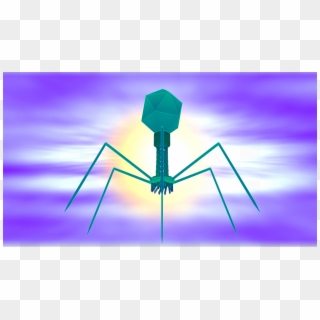 A Bacteriophage, In An Artist's Depiction - Alternative Of Antibiotic Therapy Clipart