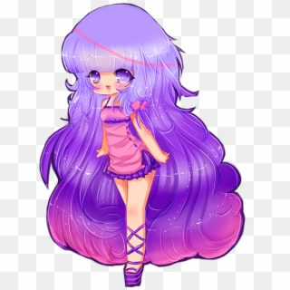 Image - Anime Purple Pink Hair Png Clipart
