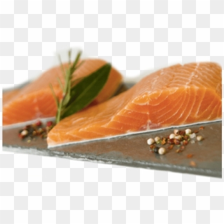 Salmon1 - Fish Slice Clipart