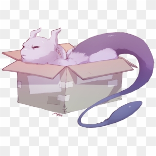 After Seeing This Post About Mewtwo, I Became Strangely - Mewtwo Being A Cat Clipart