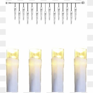 Icicles Lights Png - Candle Clipart