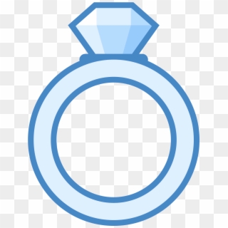 Diamond Ring Icon - Circle Clipart