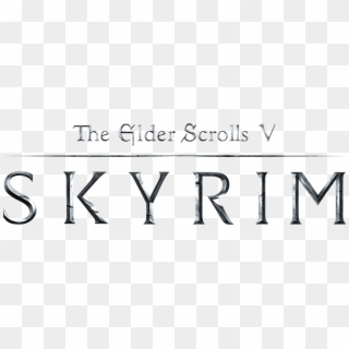 Skyrim Transparent Clear - Elder Scrolls V Skyrim Logo Clipart