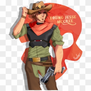 Young Jesse By - Mccree Overwatch Art Young Clipart