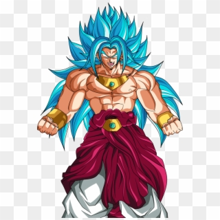 Broly Drawing Epic - Broly Ssj God Blue Clipart