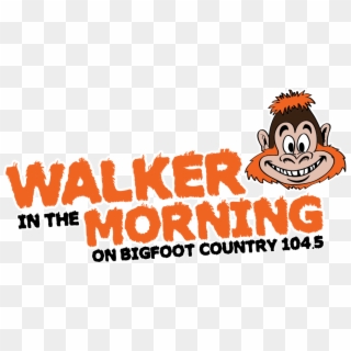 Bigfoot Wb Walker In The Morning 01 - Cartoon Clipart