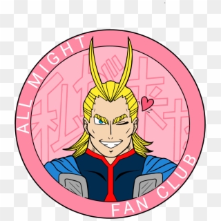 All Might Fan Club Patch - Pressing Clipart