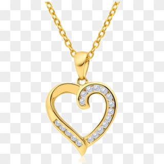 Heart Locket Png Image - Heart Diamond Pendant Png Clipart