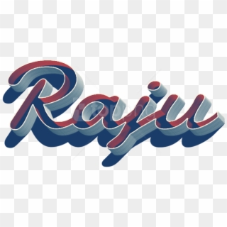 Name Png Transparent Background - Raju Name Clipart
