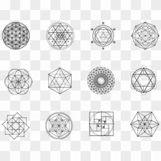 Sacred Geometry Icons - Circle Clipart