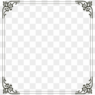Picture Simple Frame Computer File Border Clipart - Simple Border Designs For Cards - Png Download