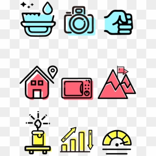 Meb Color Cute Family Icon Png And Vector Image - Icon Clipart