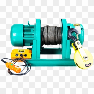 Straight Line Electric Winch - Machine Clipart