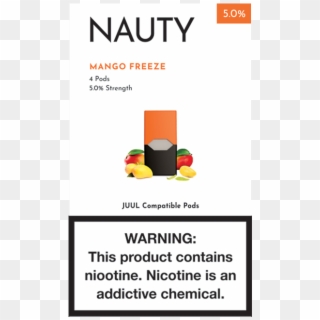 Nauty Mango Freeze Pod - Flyer Clipart