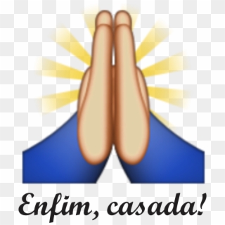 Prayer Hands Emoji Transparent , Png Download - Plaquinhas De Casamento Divertidas Para Imprimir Clipart