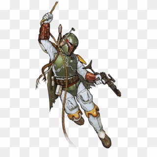 Boba Fett White Background , Png Download Clipart