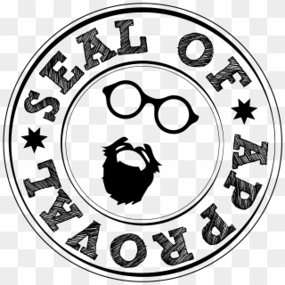 Vector Freeuse Stock Beard Clipart Amish - Seal Of Approval Png Transparent Png