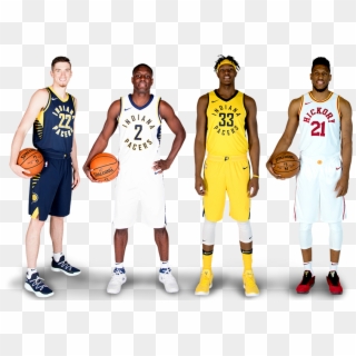 2017-18 Season Jerseys - Basketball Players In Uniform Clipart