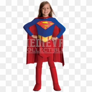 Supergirl Kids Costume , Png Download - Supergirl Kids Clipart