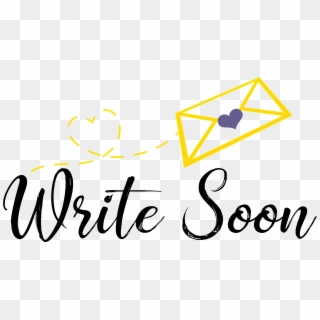 Write Soon A Story In Letters, Only On Patreon Clipart