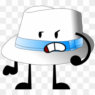 Black And White Download Fedora Clipart Blue - Bfdi Fedora - Png Download